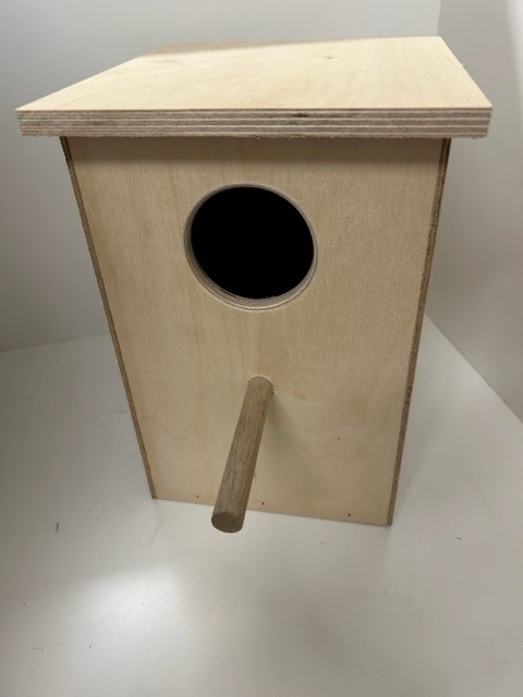 Plywood Cockatiel Breeding Nesting Box - Click Image to Close